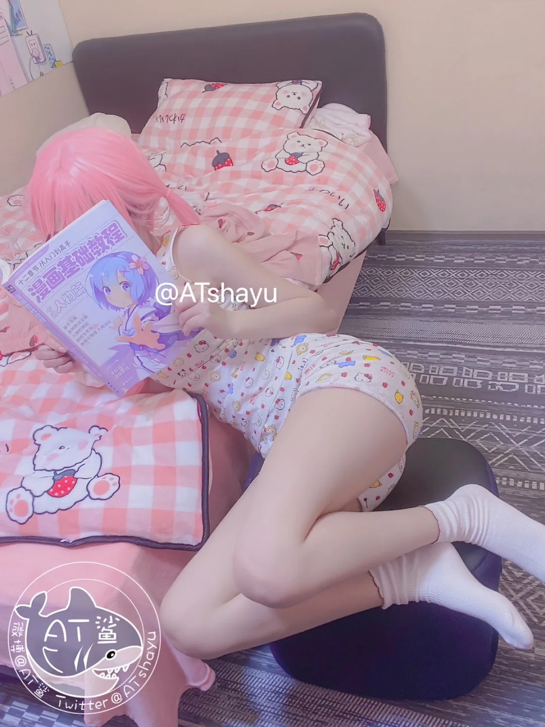 AT鲨 - 居家鲨鲨 [49P-75MB] tg@simisebaisi 【丝足阁】047.webp